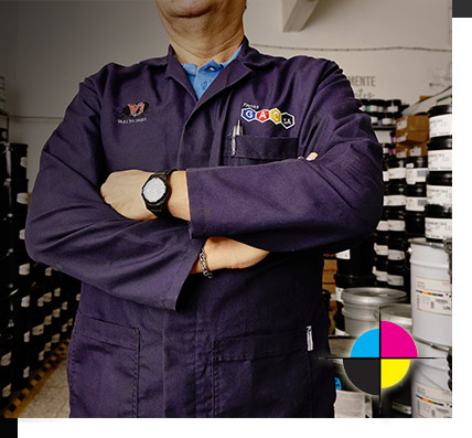 Tintas Gacsa. Distribución de tintas. Value Inks